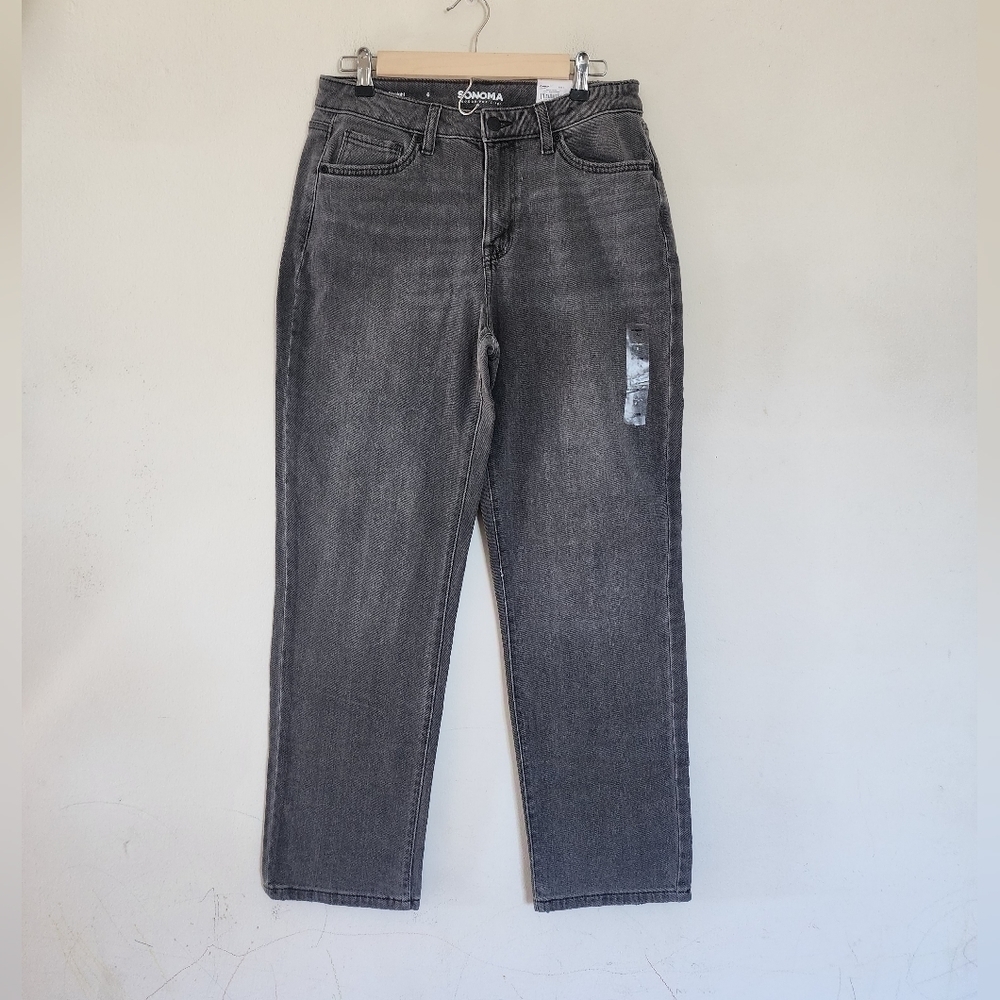 Sonoma Vintage Style High-Rise Straight-leg Jeans size 6